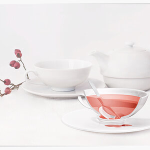halbe tasse tee
