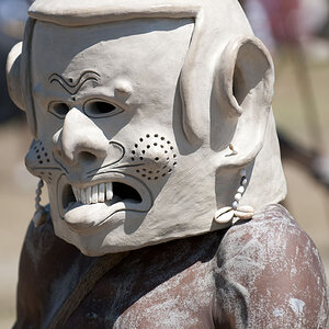 Asaro Mudman - auf dem Mask Festival