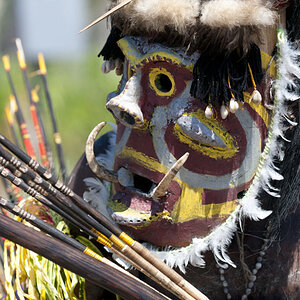 Asaro Mudman - auf dem Mask Festival