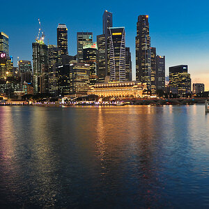 Skyline, Singapur, 21.05.2010
