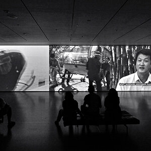 Filmvorführung im MOMA, New York