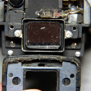 I did the following during the service :
 
- Removed dust inside the finder