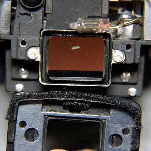 I did the following during the service :
 
- Removed dust inside the finder