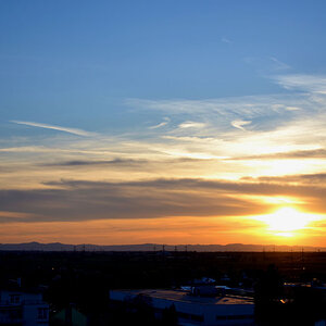 Sonne vom Balkon