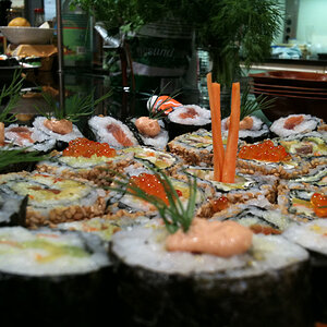 iPhone Aufnahme während des Sushikurses