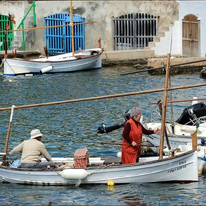 Porto Colom  Fischer und Frau
