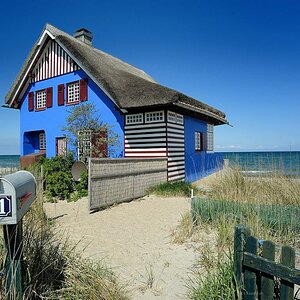 X das kleine blaue Haus