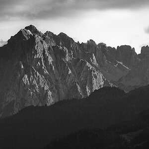 Blick vom Taubensee Richtung Wilder Kaiser