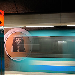U-Bahn Station Schweizer Platz in Frankfurt