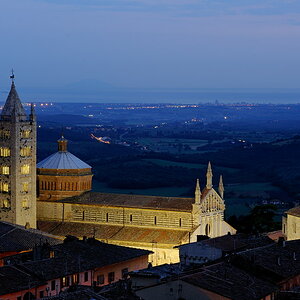 doppo tramonte Massa Marittima