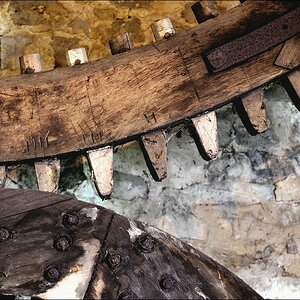 Overmeyer Doppelmühle Hopsten - Halverde - Zahnräder 06/2011
