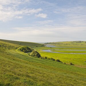 Hinterland der "Seven Sisters" bei Eastbourne