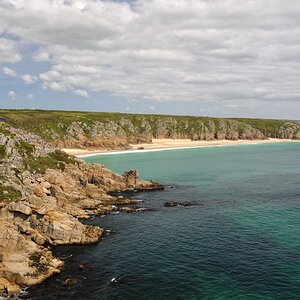Küstenabschnitt bei Porthcurro