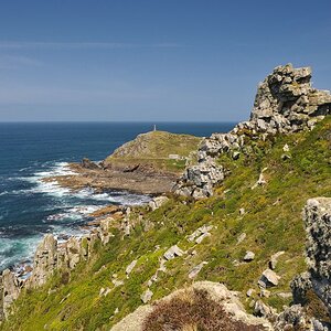Küstenlandschaft bei Carn Gloose (Cornwall)
