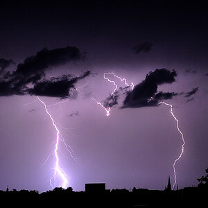 Gewitter über Münster