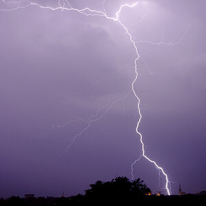 Gewitter über Münster