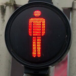 Rotes Ampelmännchen