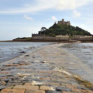 St. Michaels Mount bei Flut