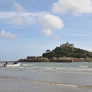 St. Michaels Mount bei Flut
