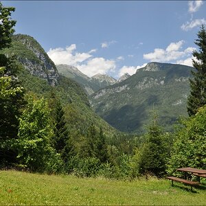 comp Slowenien 015b Blick von Koca na Vojah