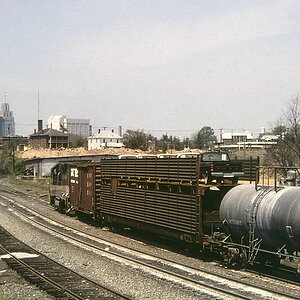 NorthCarolina 1981 0005a f: Southern railways in Winston-Salem; scan von Kodachrome 25 mit Canoscan 9000F