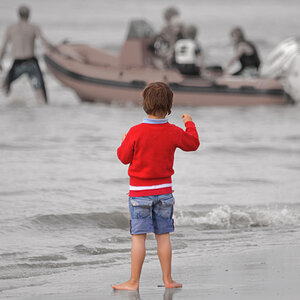 Schnappschuss am Strand