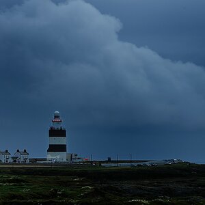 X 0012 Irland 2011 Hook Head lighthouse in the rain