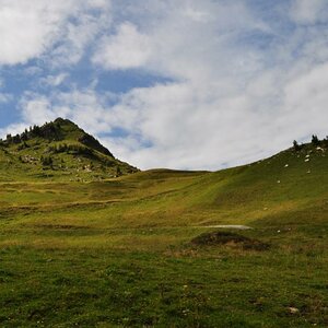 Schweiz, Rückweg einer langen Wanderung!