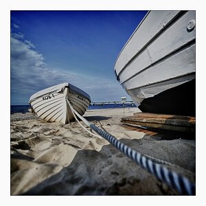 am Strand von Usedom