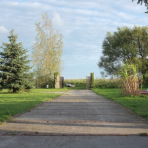 Weg zum Gartentor