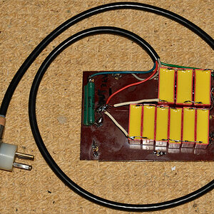 Zwischenadapter für Kurzzeitblitz 0,14µF / 3kV