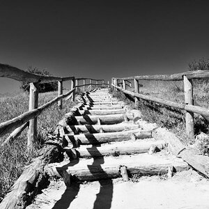 Treppe B&W