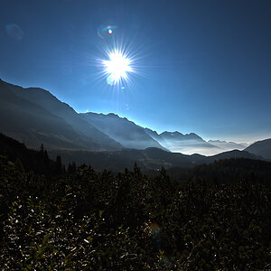 San Bernardino Pass - Blick Richtung Süden