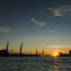Hamburg Hafen Sommernacht # 2