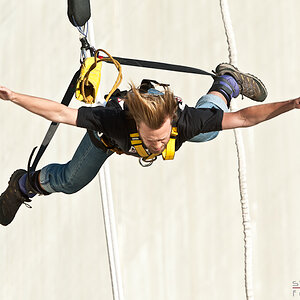 Bungee-Sprung Verzasca Staumauer