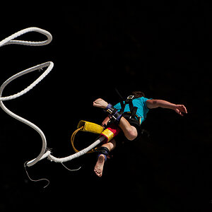 Bungee-Sprung Verzasca Staumauer 3