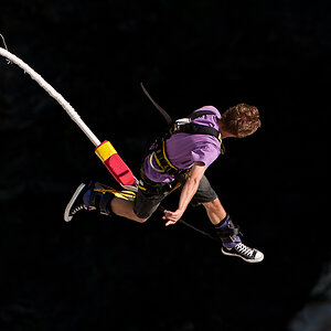 Bungee-Sprung Verzasca Staumauer 5