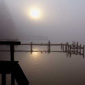 Steinhude Sonnenuntergang Nebel 03