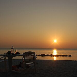 Malediven Sonnenuntergang