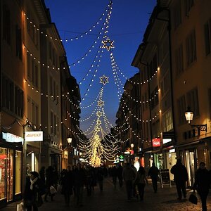 Blaue Stunde in Winterthur
