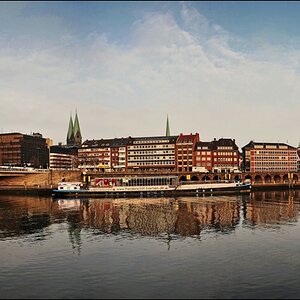 Pano Bremen Weser 11/2011