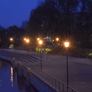Lichternacht 2011, wurde in der Dämmerung aufgenommen