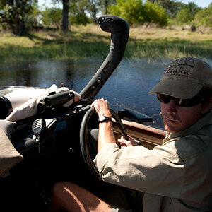 Grant Reed. Safari Guide und Fotograf. Vertrauter Parntner von Stefano Levi