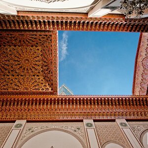 Moschee Hassan II - hydraulisches Dach