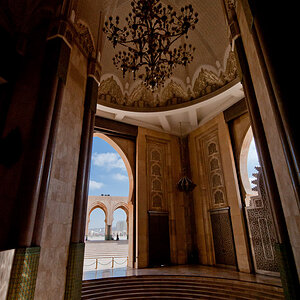 Moschee Hassan II - Eingang