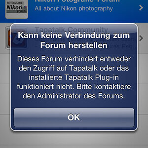 Tapatalk Meldung
