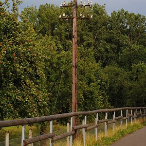 Telegrafenmast an der Ruwer Bahntrasse bei Trier