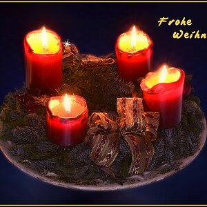 Adventskranz 2011 01