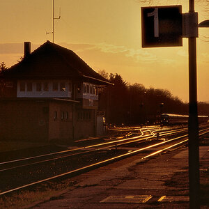 VuSc SOL Hbf1+Scan 120203 0004a f: Bahnhof Soltau; Scan von Fuji Sensia 400 mit Canoscan 9000F und Vuescan-Software