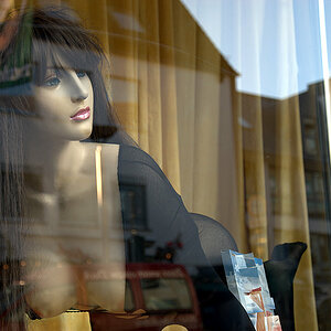 hinter Fenster